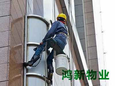 高空外墙玻璃保洁