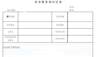 培训记录应该怎么写？